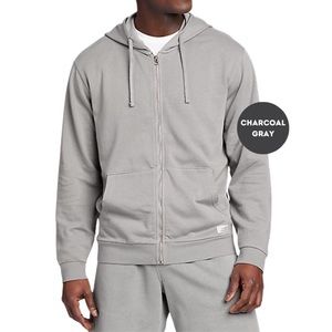 Men’s Eddie Bauer Gray Zip Up Sweatshirt